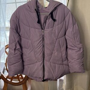 Free People Lavender Puffer Jacket